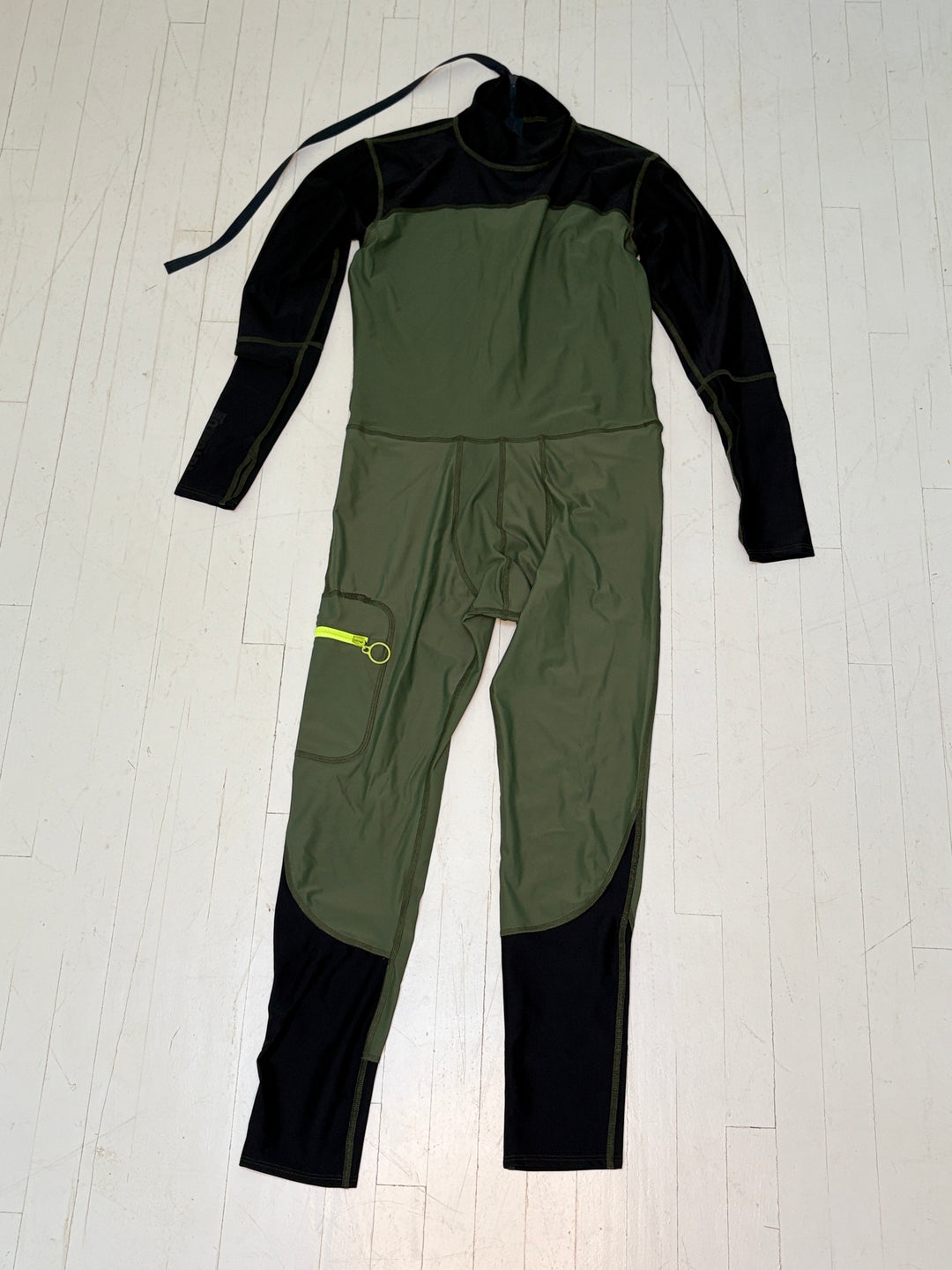 Men's Full-Body UPF 50+ Sun Protective Swimsuit- OLIVE